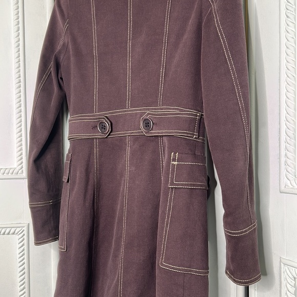 Zara purple long coat - Picture 6 of 6